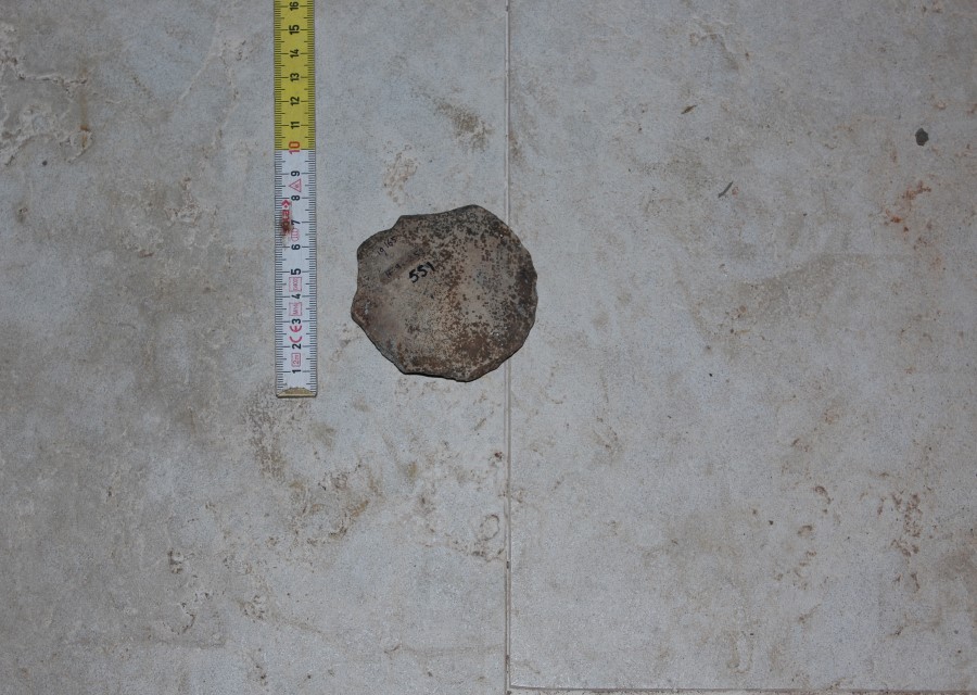 ANFORA/ tappo - ambito romano imperiale (seconda metà sec. II d.C)