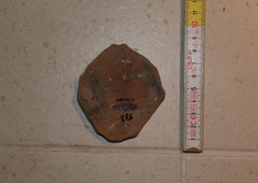 ANFORA/ tappo - ambito romano imperiale (seconda metà sec. II d.C)