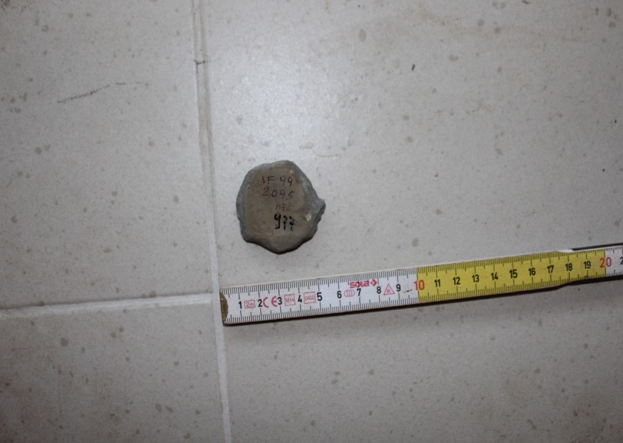 ANFORA/ tappo - ambito romano imperiale (seconda metà sec. II d.C)