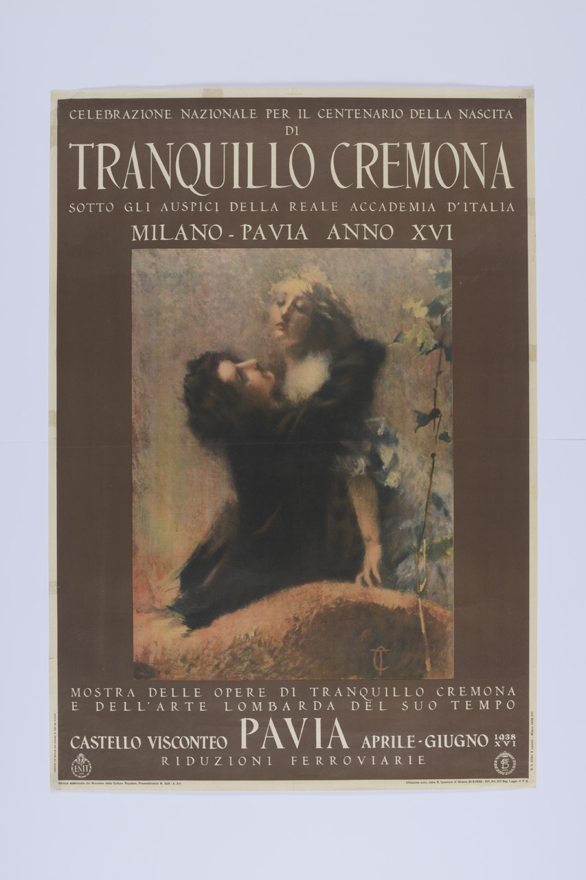 Centenario della nascita di Tranquillo Cremona, Dipinto intitolato L'edera di Tranquillo Cremona (manifesto) - ambito italiano (XX)
