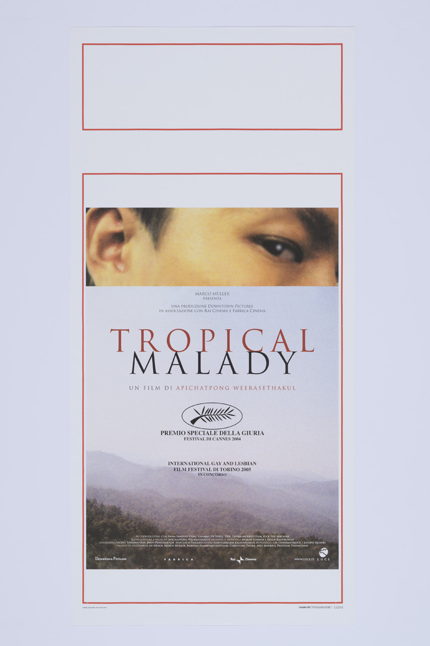 Tropical Malady, Sguardo in tralice e sottostante paesaggio collinare (manifesto) - ambito orientale (XXI)