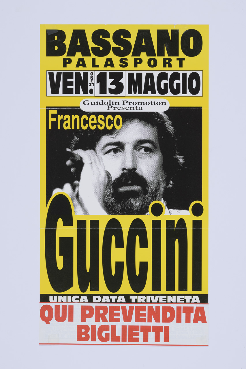 Francesco Guccini, Ritratto fotografico di Francesco Guccini (manifesto) - ambito italiano (XXI)