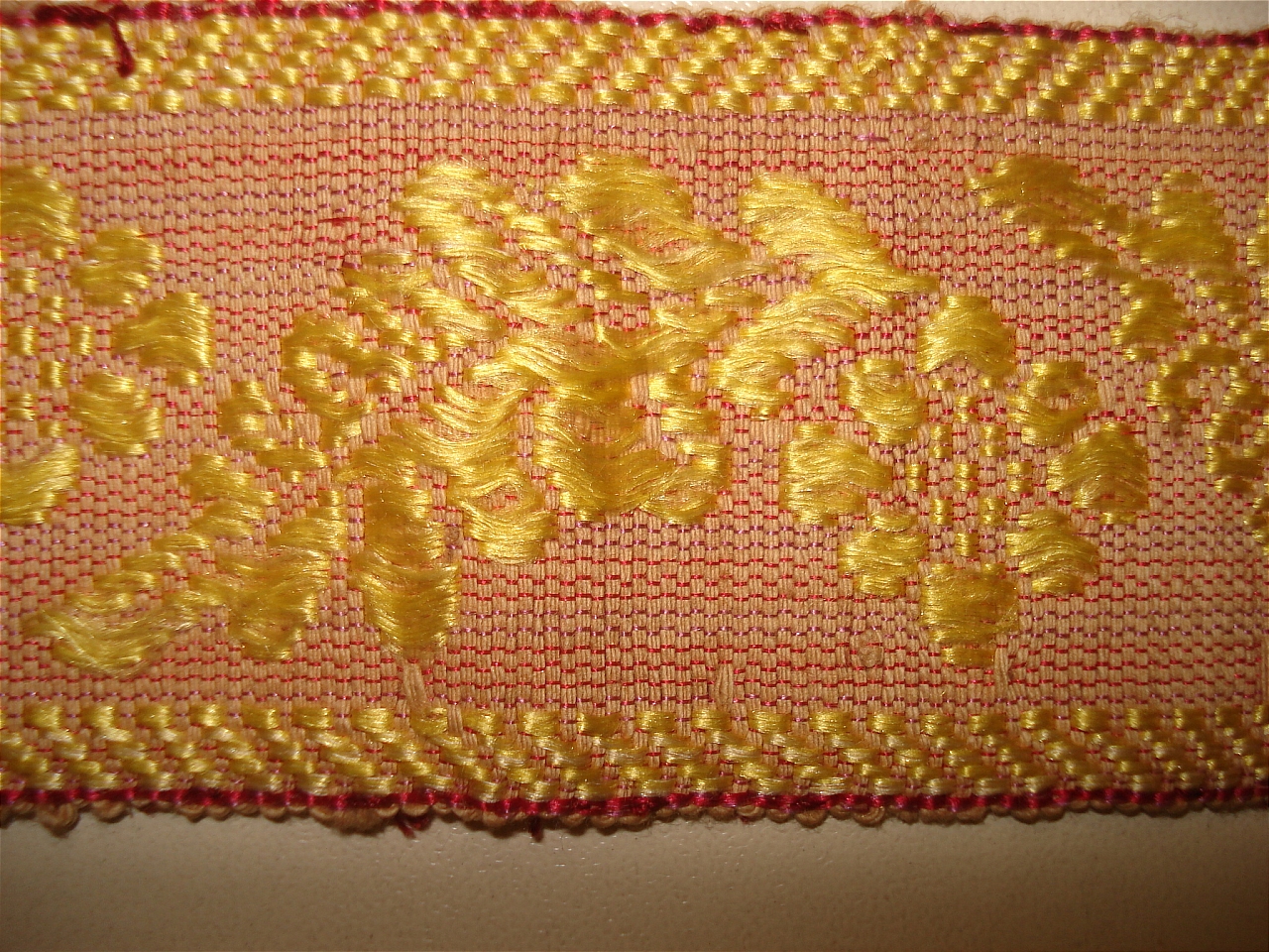 bordura, frammento - manifattura italiana (seconda metà sec. XIX)