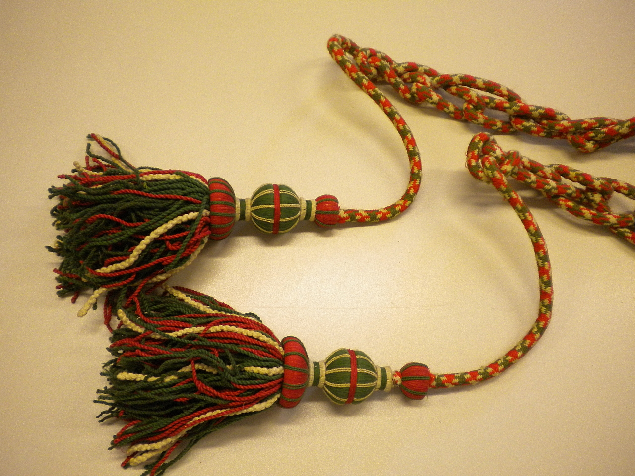 cordone tiracampanello, coppia - manifattura italiana (seconda metà sec. XIX)