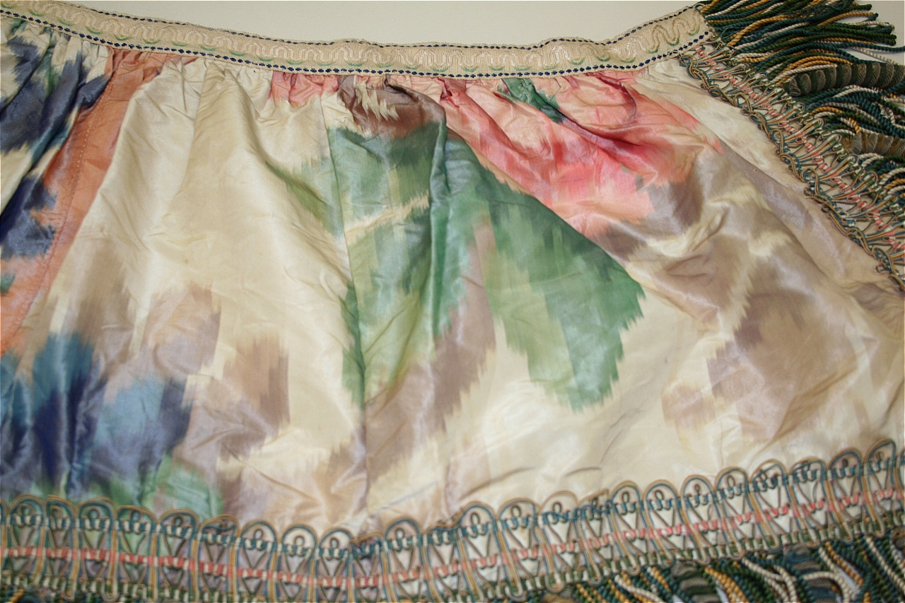 cortinaggio da letto, insieme - manifattura italiana (seconda metà sec. XIX)