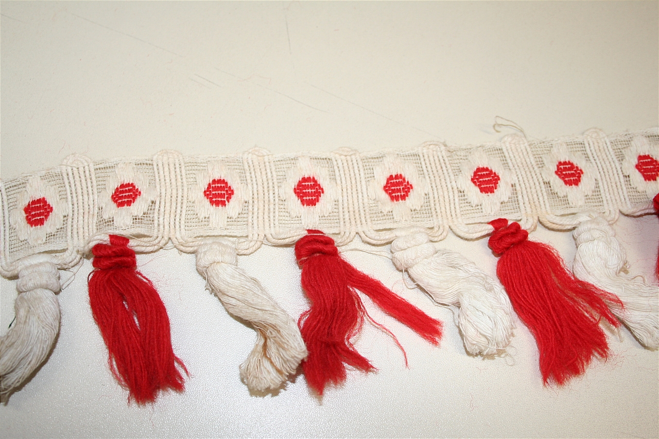 frangia, frammento - manifattura francese, manifattura italiana (seconda metà sec. XIX)