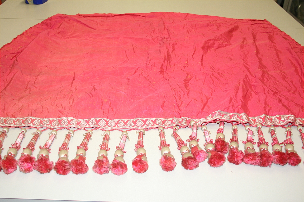 drapperia, frammento - manifattura italiana (sec. XIX)