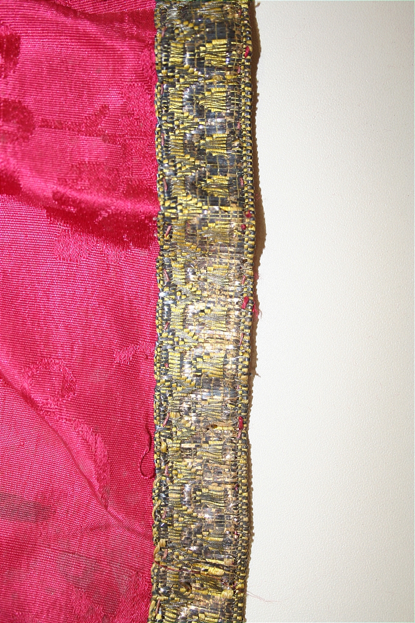 pendone, elemento d'insieme - manifattura italiana (sec. XIX)