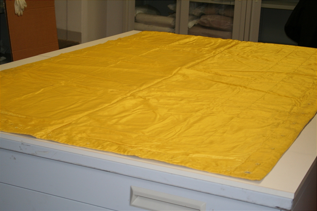 cortinaggio da letto, insieme - manifattura fiorentina (seconda metà sec. XIX)