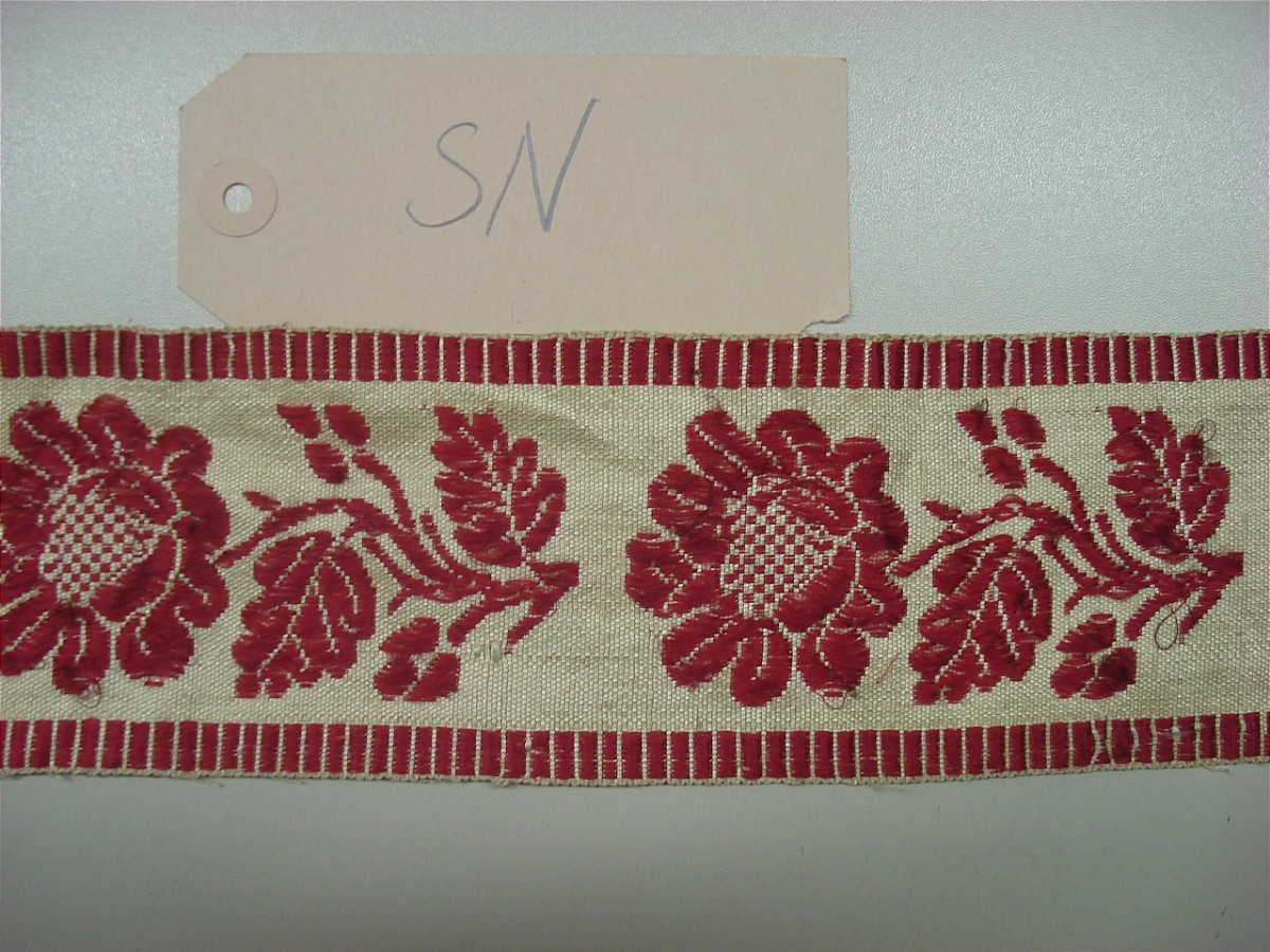 bordura, frammento - manifattura fiorentina (seconda metà sec. XIX)