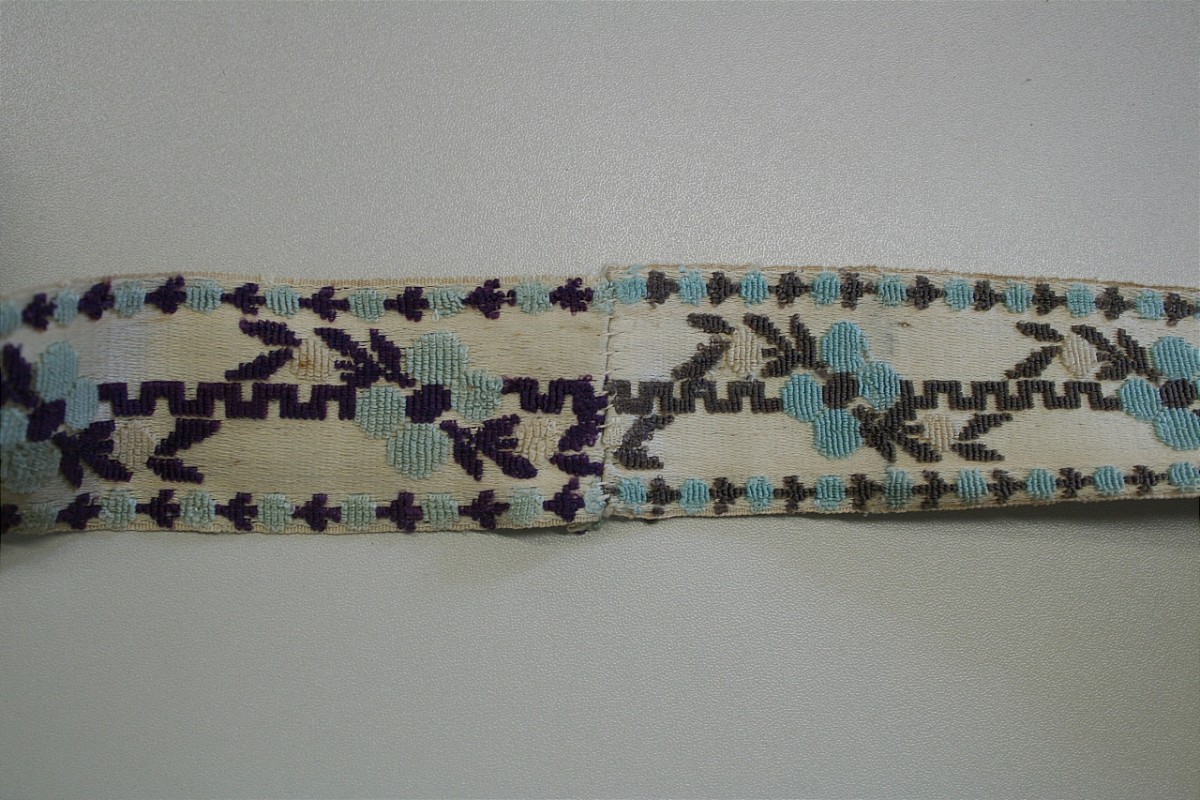 bordura, frammento - manifattura italiana (sec. XIX)