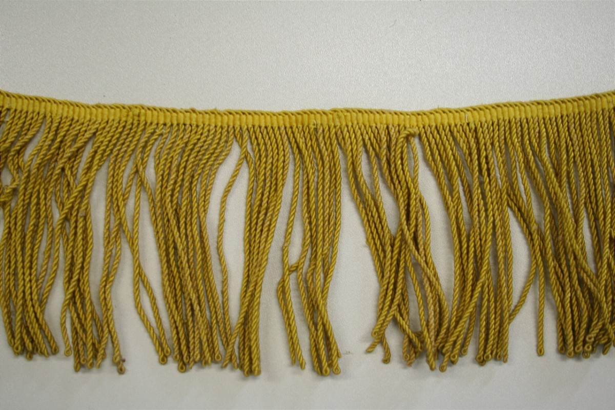 frangia, frammento - manifattura italiana (sec. XIX)