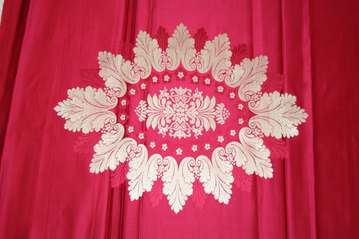 tappezzeria, elemento d'insieme - manifattura francese, manifattura italiana (sec. XIX)