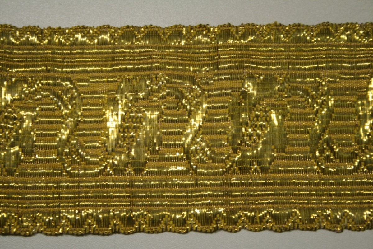 gallone, frammento - manifattura italiana (fine sec. XVIII)