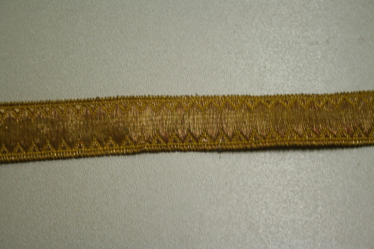 gallone, frammento - manifattura italiana (inizio sec. XIX)