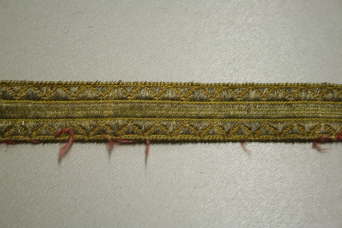 gallone, frammento - manifattura italiana (inizio sec. XIX)