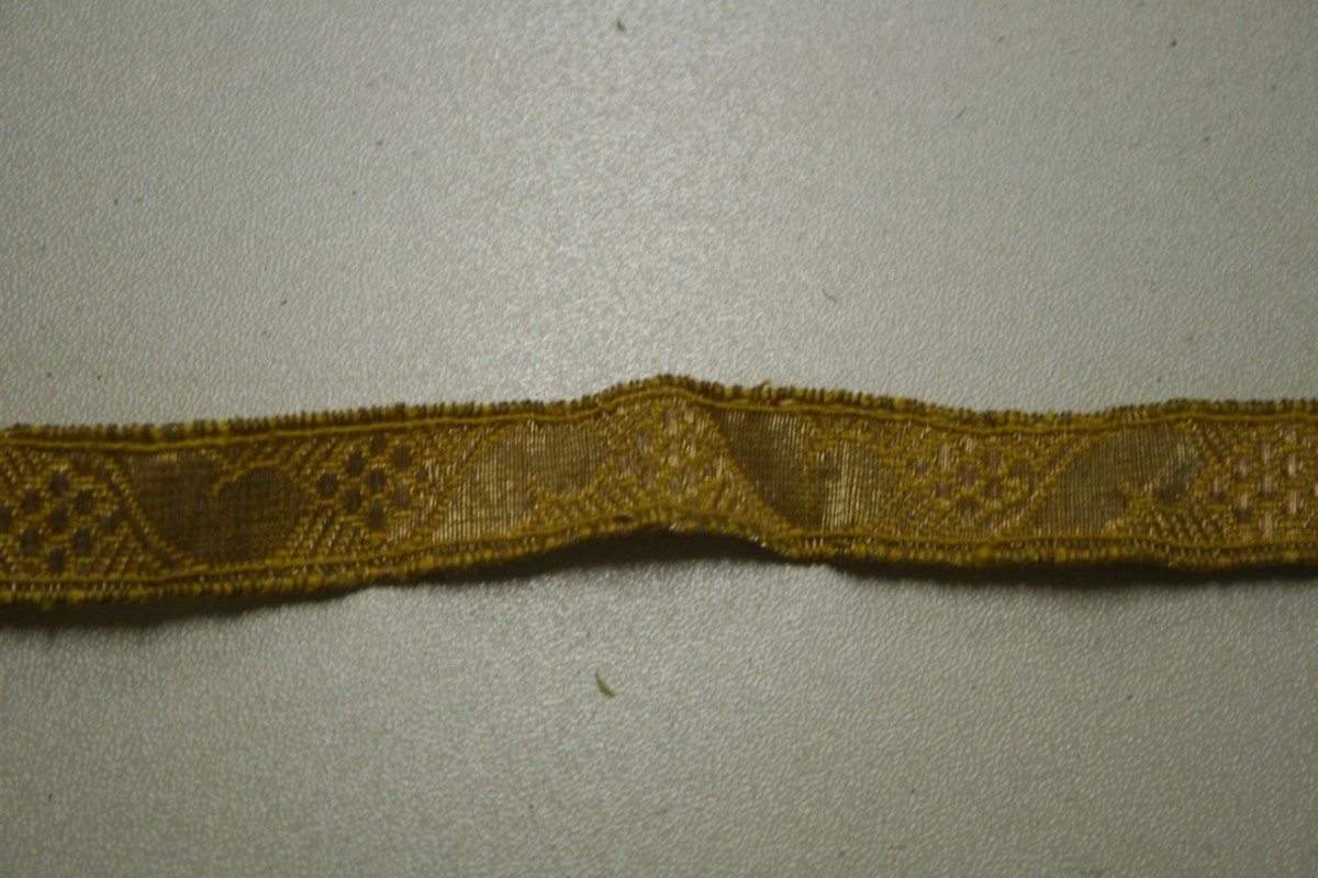 gallone, frammento - manifattura italiana (inizio sec. XIX)