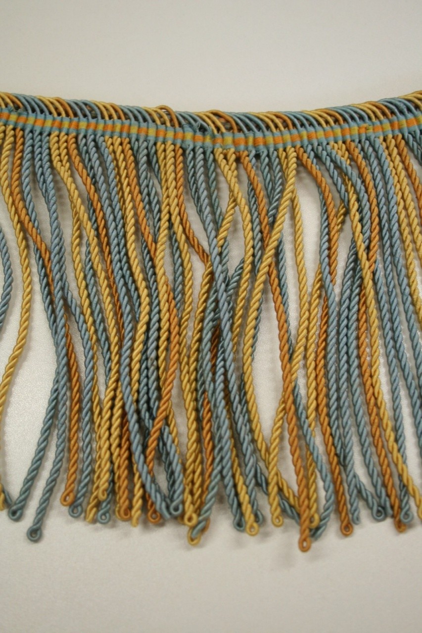 frangia, frammento - manifattura italiana (metà sec. XIX)