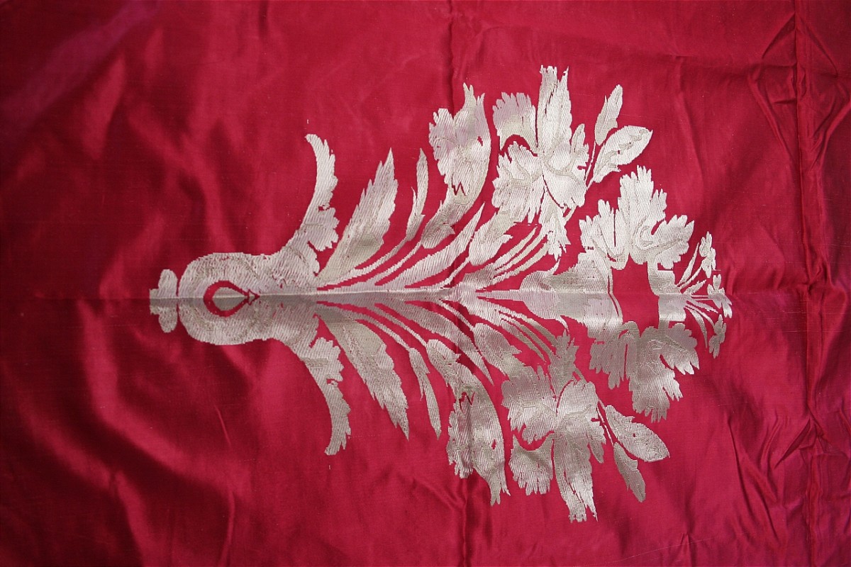 tessuto, frammento - manifattura fiorentina (sec. XIX)