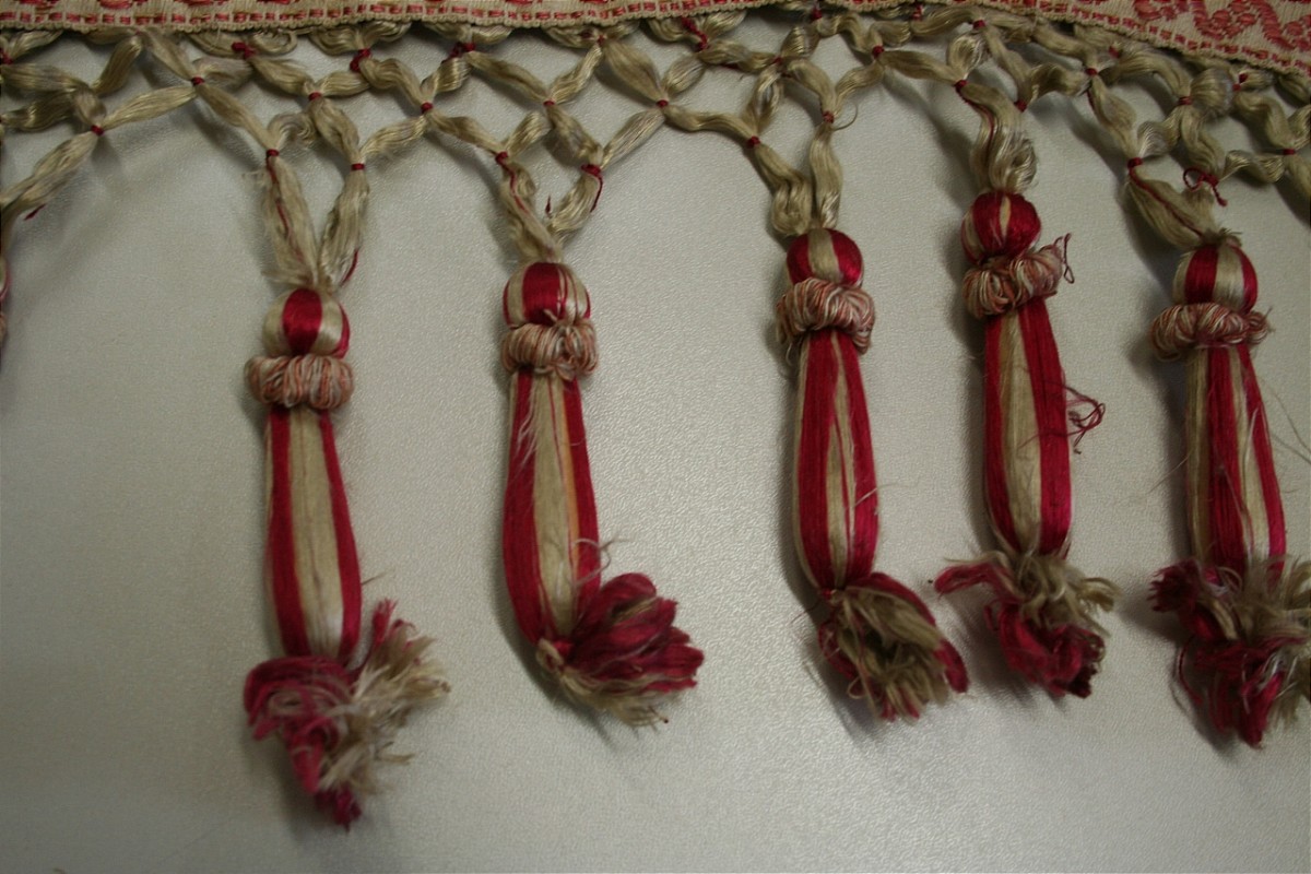 bordura con grillotti, frammento - manifattura italiana (metà sec. XIX)