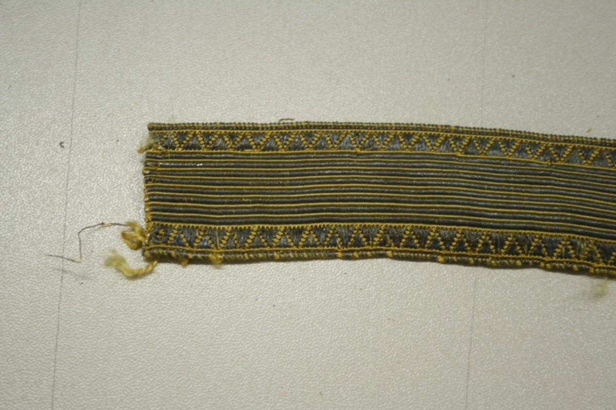 gallone, frammento - manifattura italiana (inizio sec. XIX)