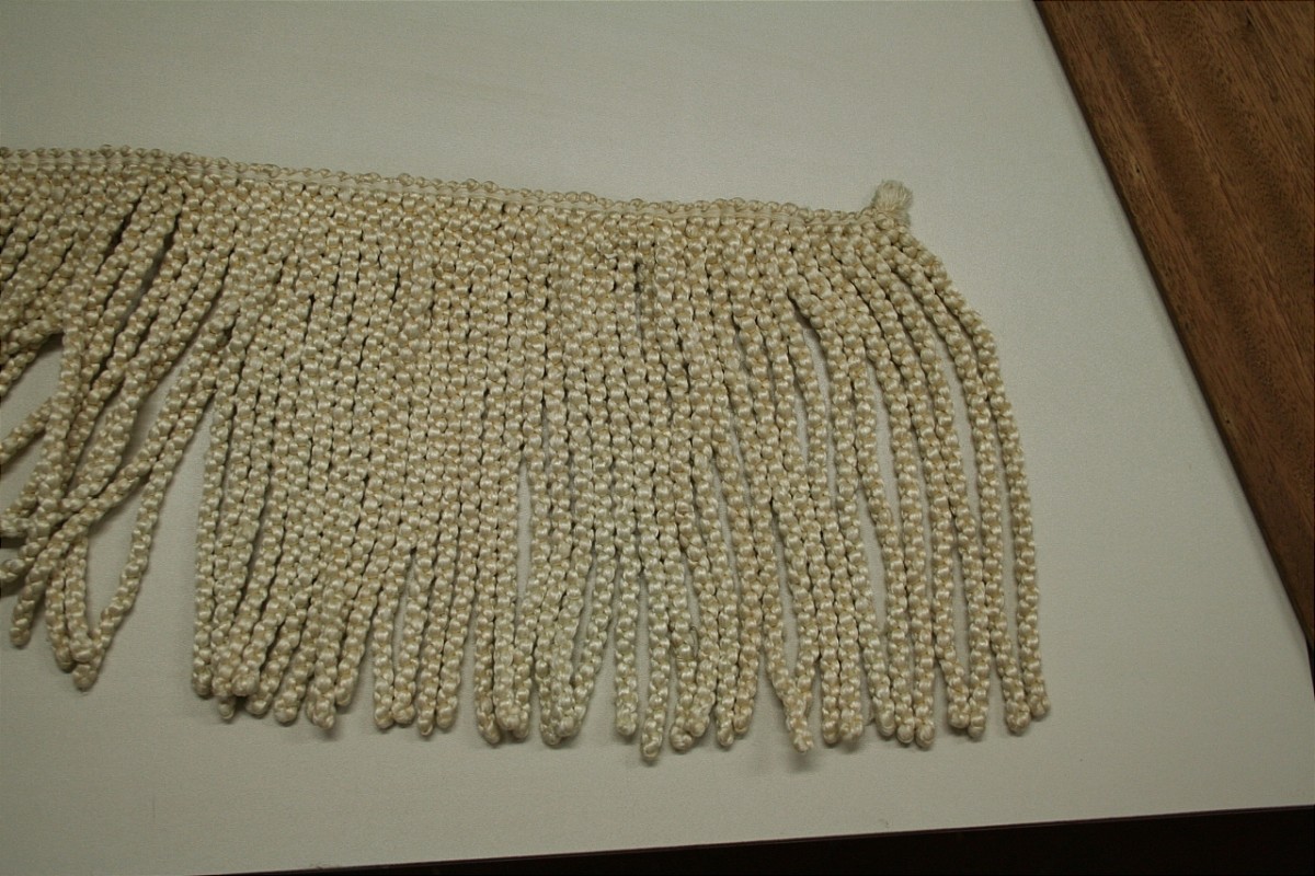 frangia, frammento - manifattura fiorentina (sec. XIX)