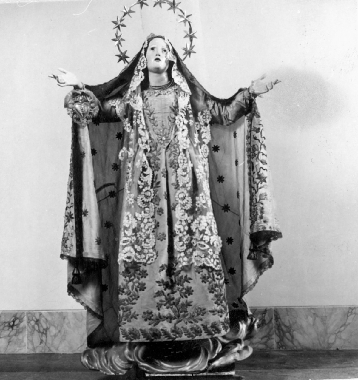 Madonna (manichino snodabile) - manifattura italiana (sec. XVIII)