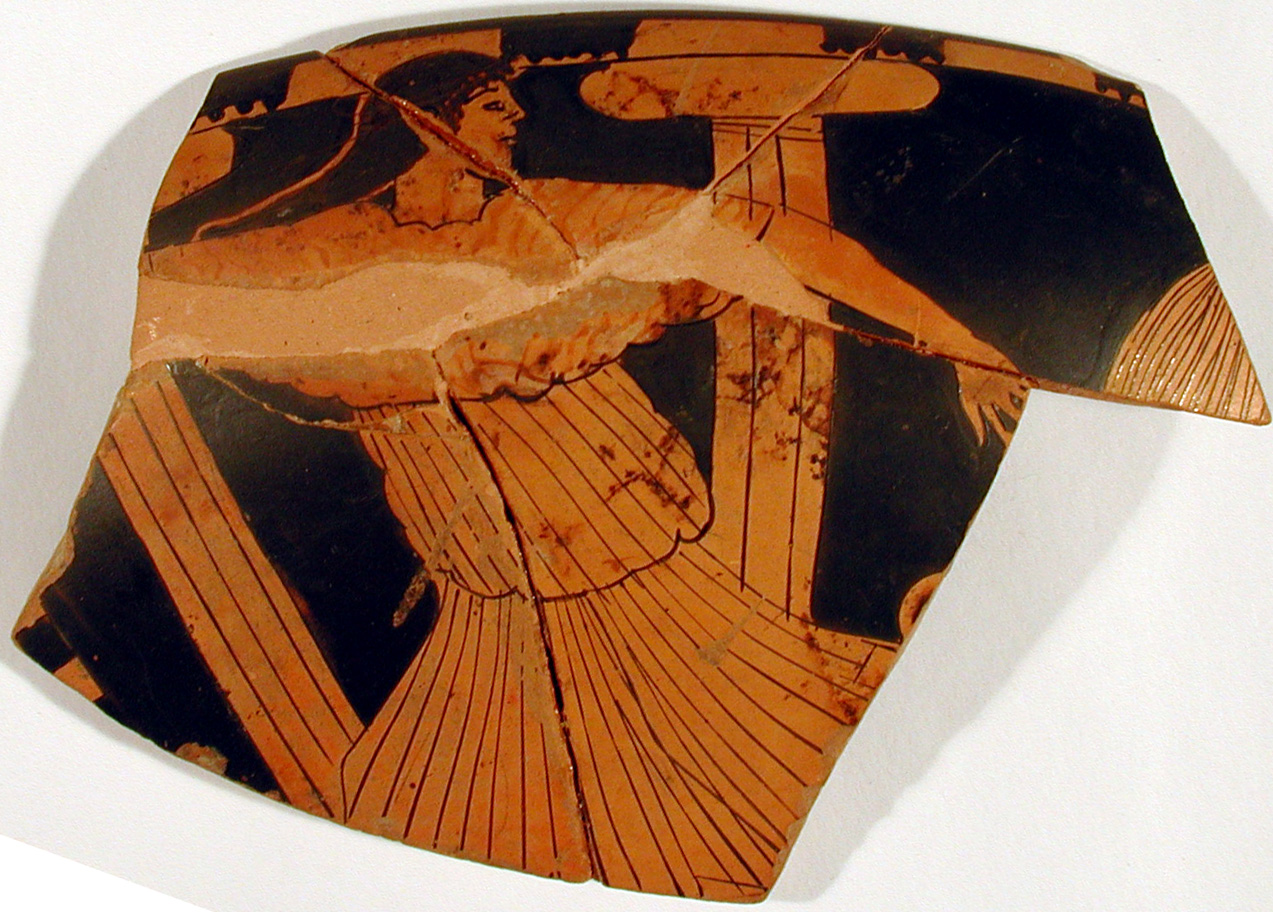 Elena e Menelao (kylix) di Painter of the fourteenth Brygos - produzione attica (prima metà V sec. a.C)