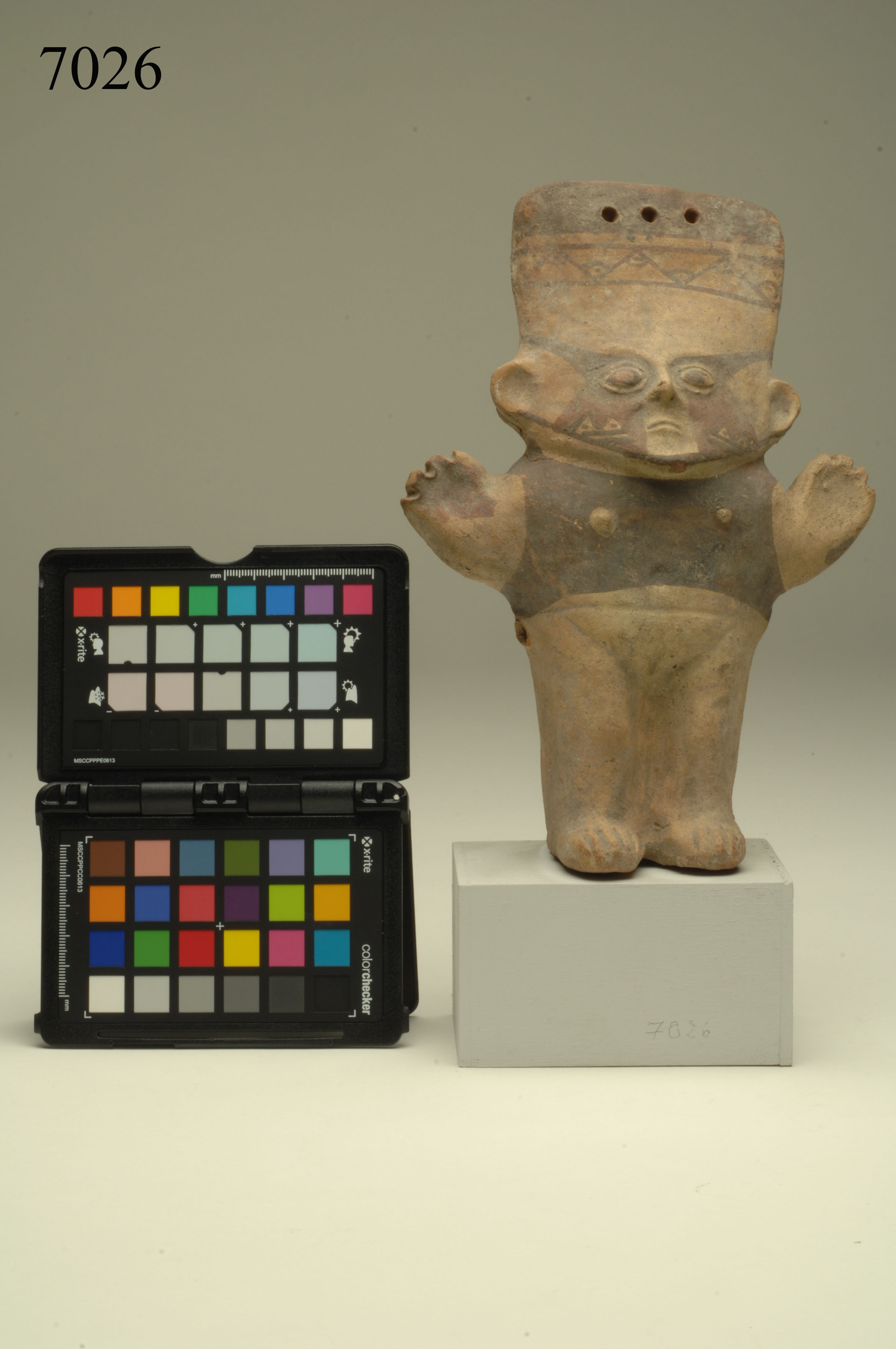 cuchimilco (figurina, antropomorfa, RITUALITÀ/ OGGETTI MAGICO-RITUALI-CERIMONIALI) - cultura Chancay