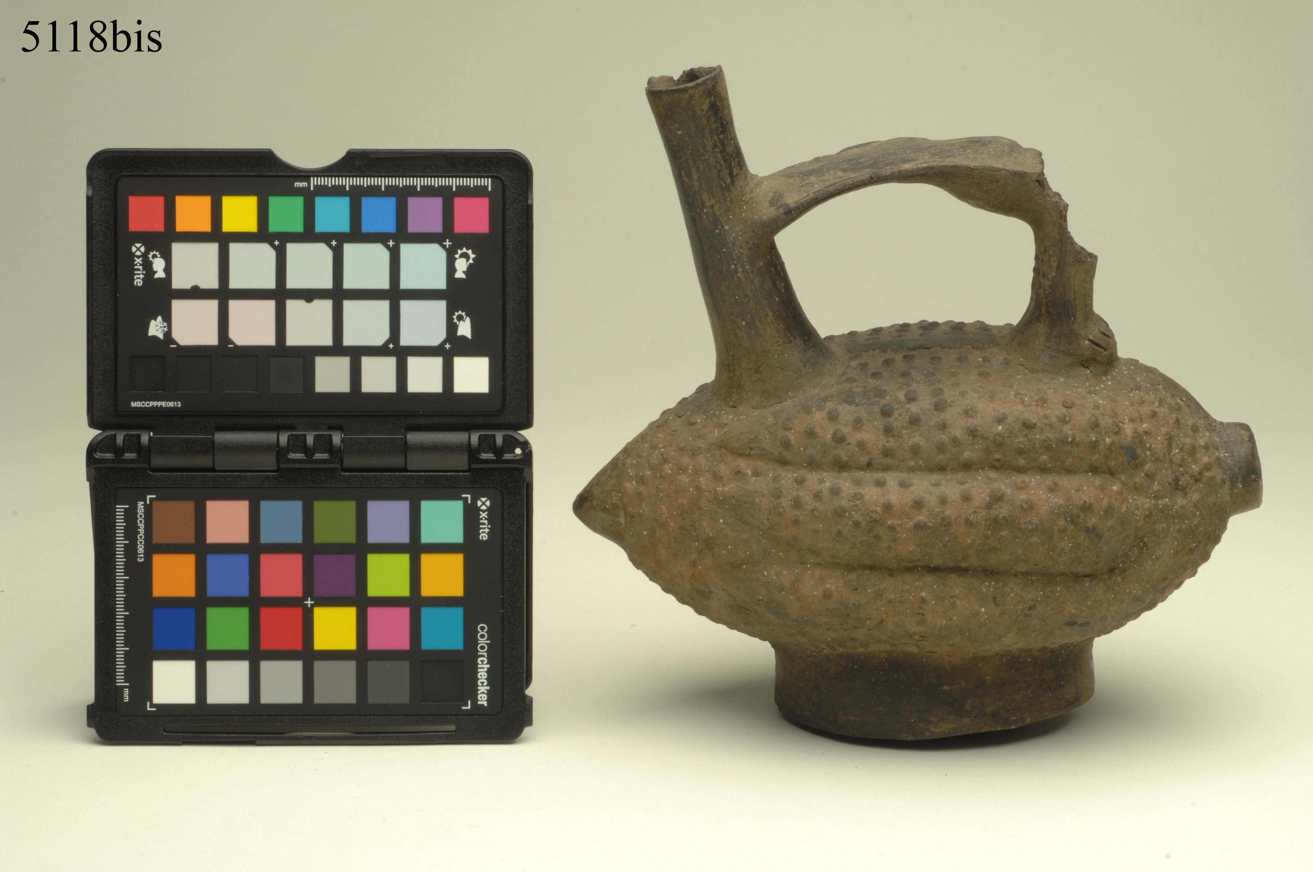 bottiglia, ad effigie fitomorfa, ARREDI E SUPPELLETTILI/ CONTENITORI, RECIPIENTI E OGGETTI DI USO DOMESTICO - cultura Chimù