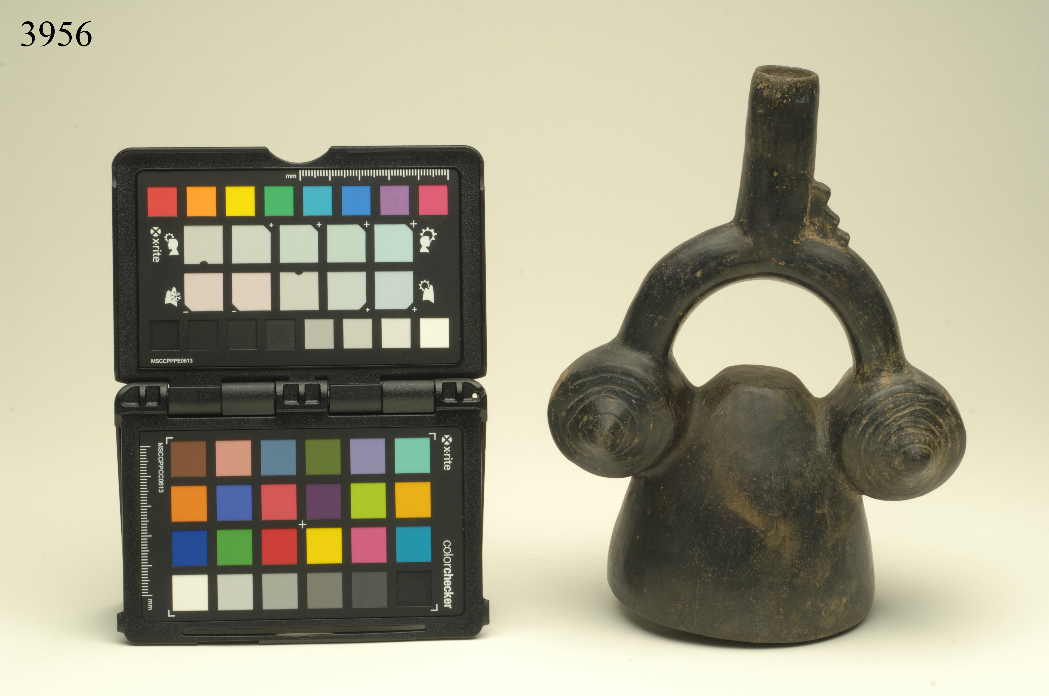 bottiglia, ad effigie zoomorfa, ARREDI E SUPPELLETTILI/ CONTENITORI, RECIPIENTI E OGGETTI DI USO DOMESTICO - cultura Chimù