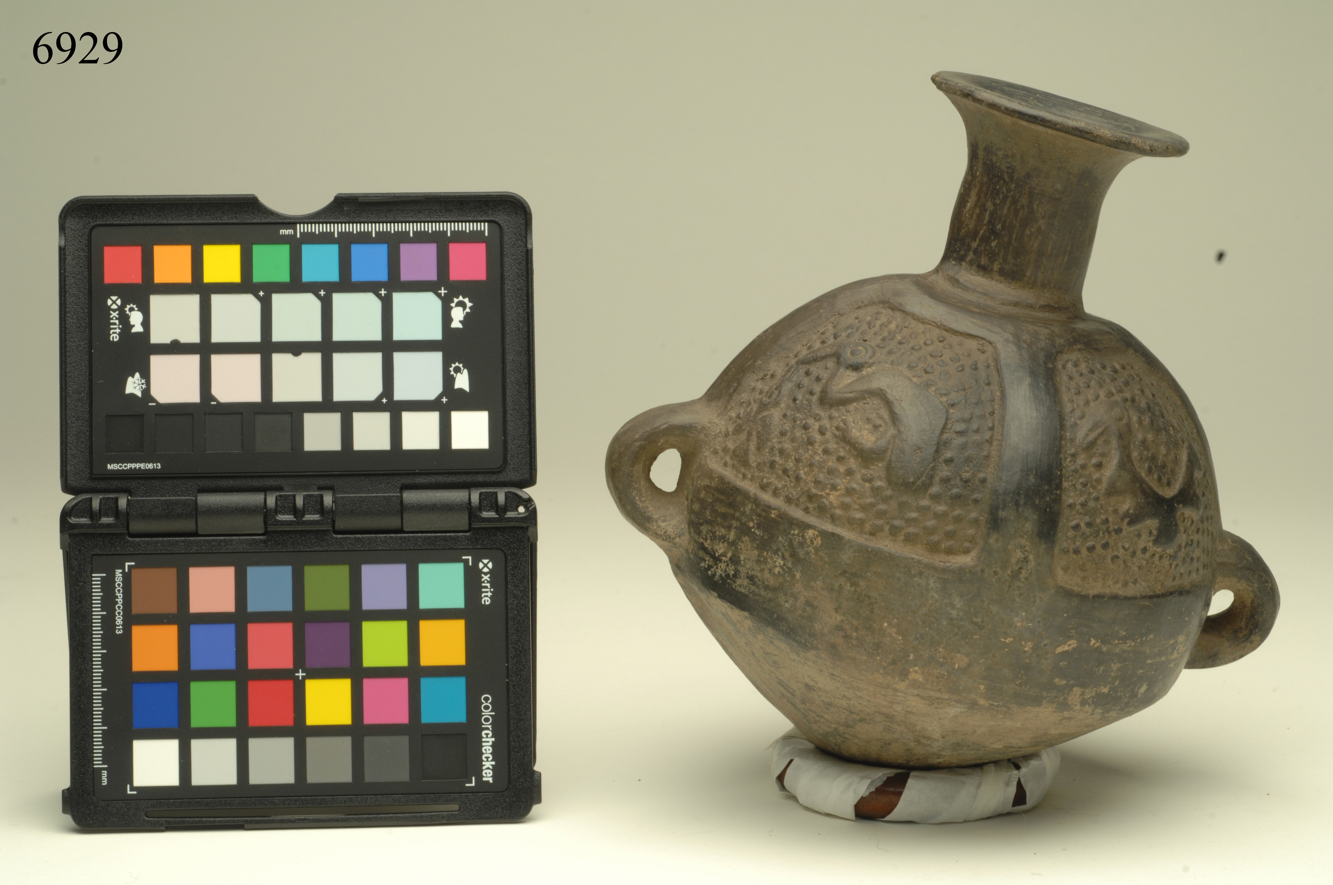 ariballo, biansato, ARREDI E SUPPELLETTILI/ CONTENITORI, RECIPIENTI E OGGETTI DI USO DOMESTICO - cultura Chimù-Inca