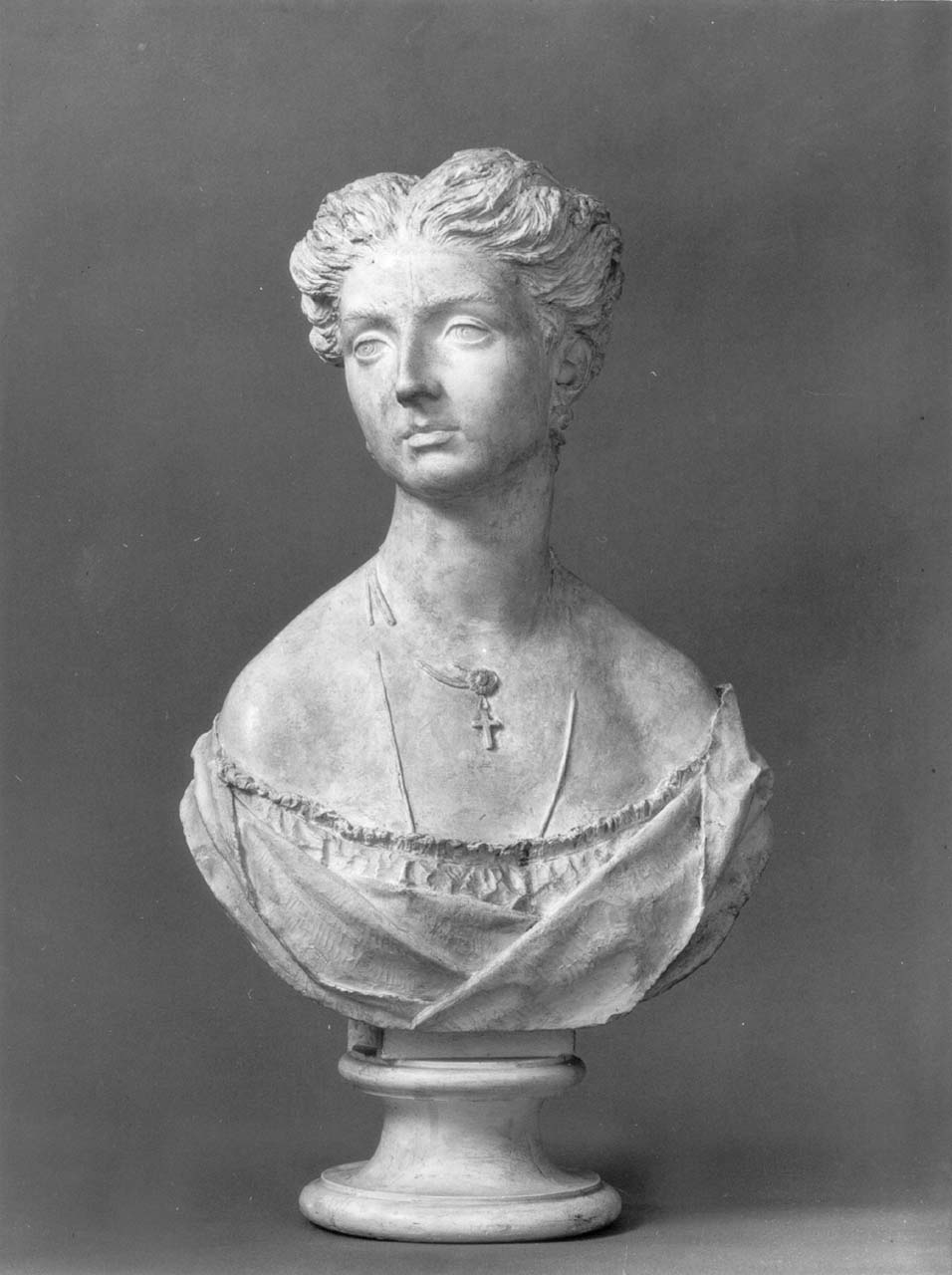 ritrattto della regina Margherita di Savoia (busto) di Pagliaccetti Raffaello (sec. XIX)