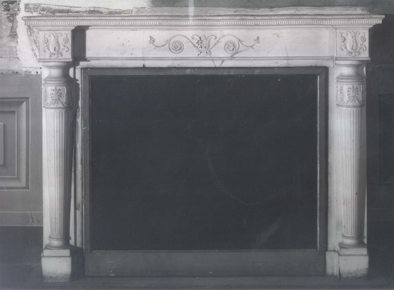 mostra di camino - bottega toscana (sec. XIX)