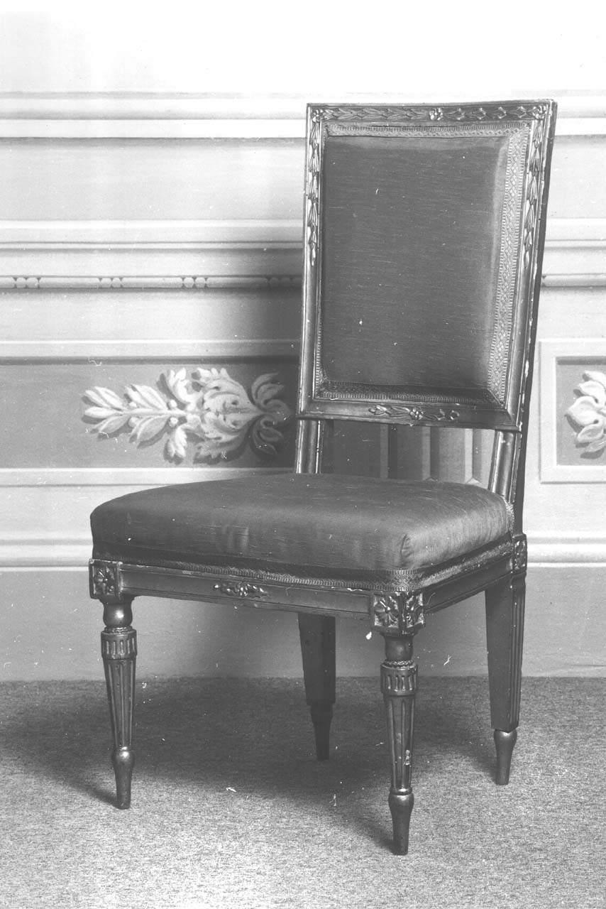 sedia, serie - bottega toscana (sec. XIX)