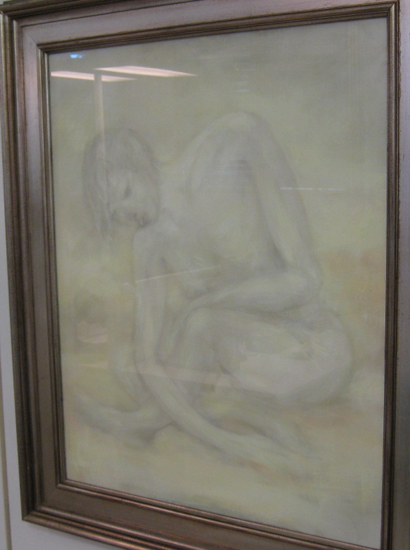 L'ucciso, Figura maschile (dipinto) di Pinese Martino (XX)