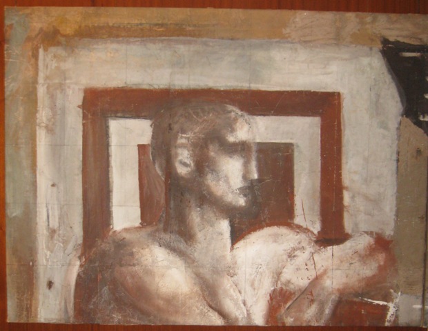 Lo stato fascista, figura maschile allegorica (dipinto)