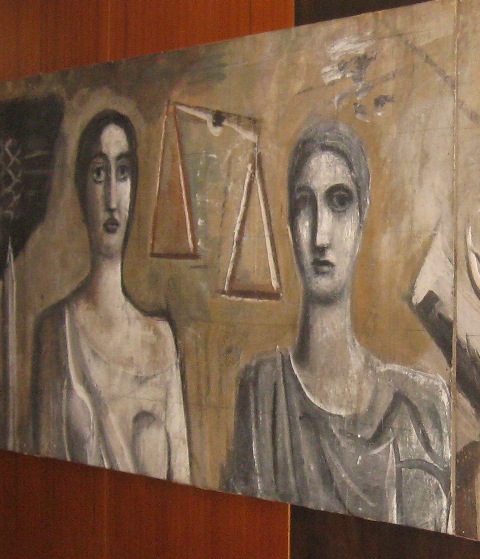 La giustizia e la legge, figure femminili allegoriche (dipinto)