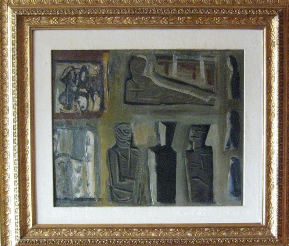 "Composizione 1937", Composizione (dipinto) di Sironi Mario (XX)