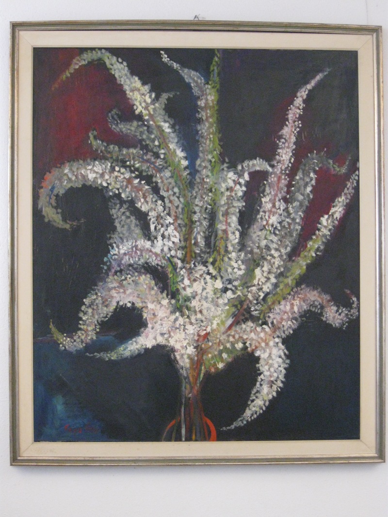 Urginea Maritima, pianta (dipinto) di Fois Foiso (XX)