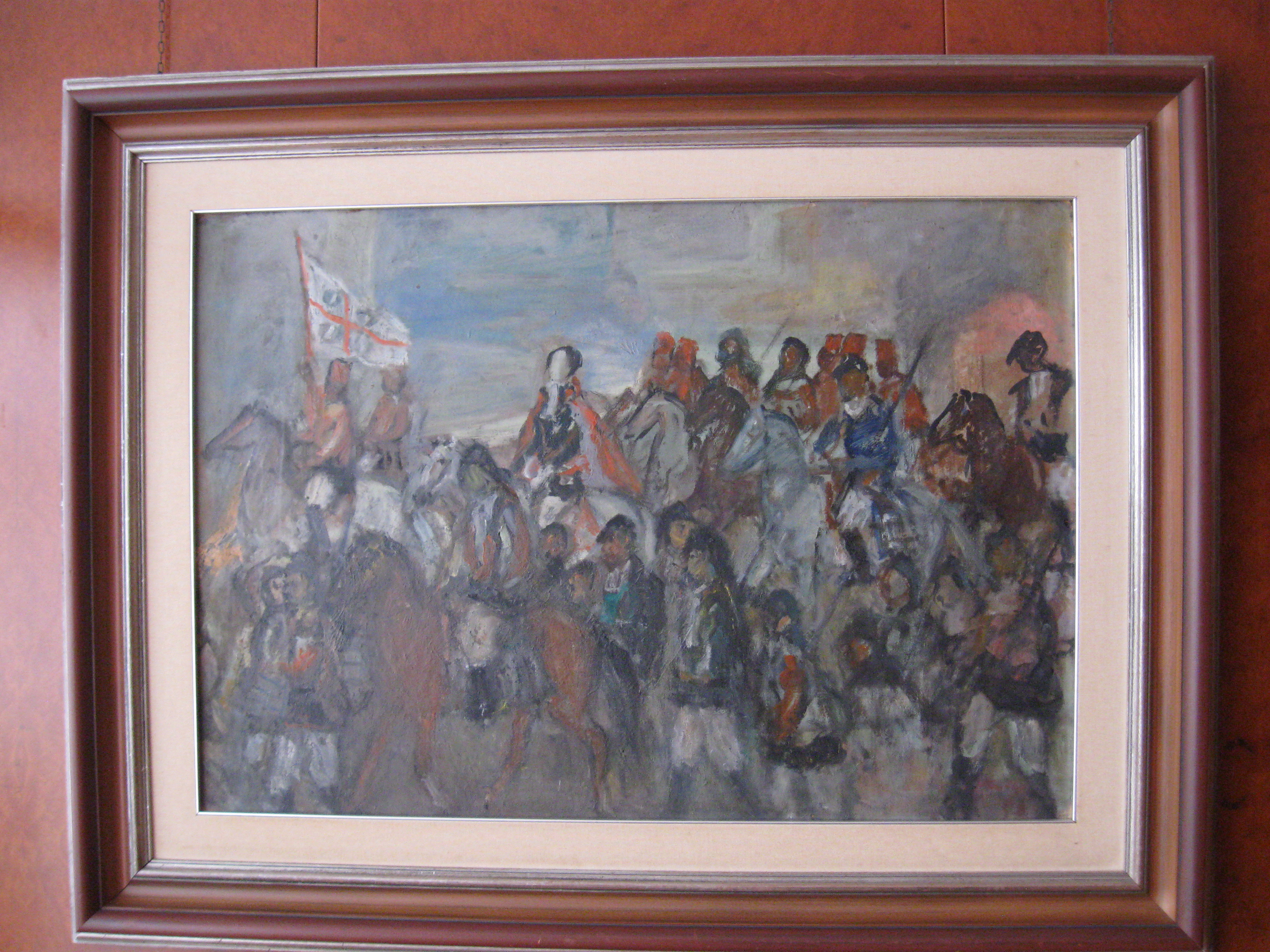 festa popolare (dipinto) di Manca Pietro Antonio (XX)