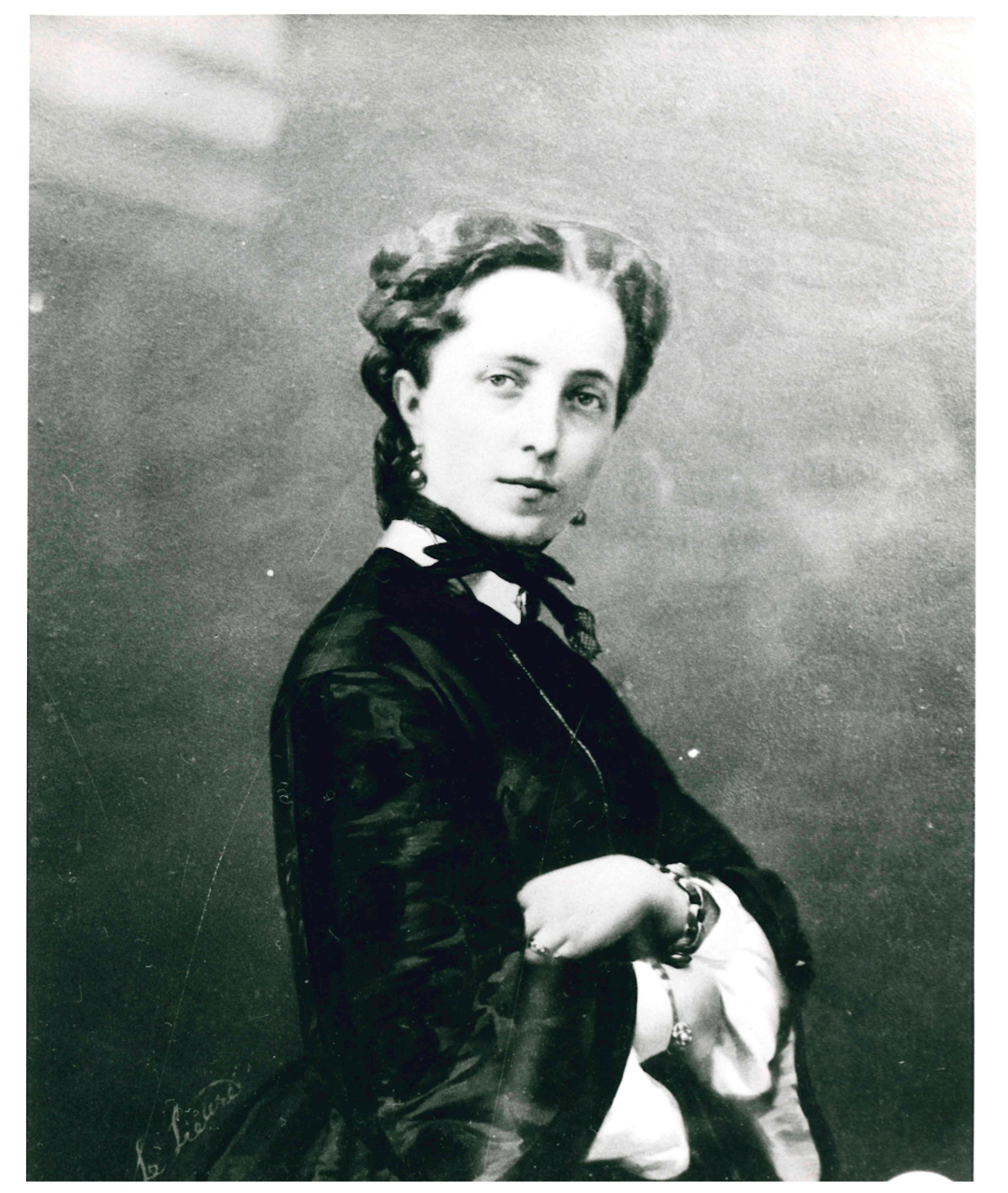 Marchesa Aurelia Dalla Valle di Pomaro (positivo) di Le Lieure, Henri (attr) (terzo quarto XIX)