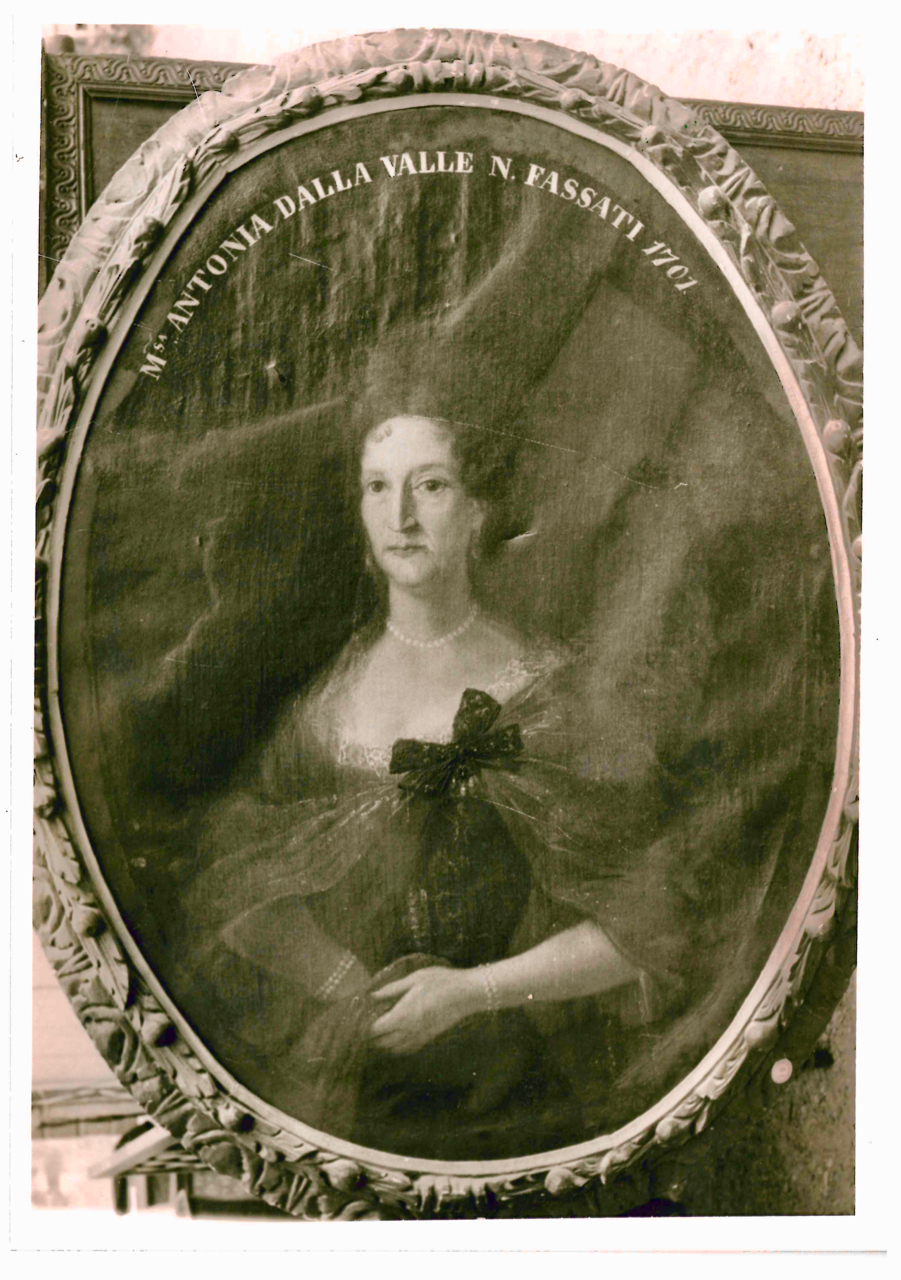 Marchesa Antonia Dalla Valle nata Fassati, Ritratto di Antonia Fassati Dalla Valle (dipinto) - ambito piemontese (inizio XVIII)