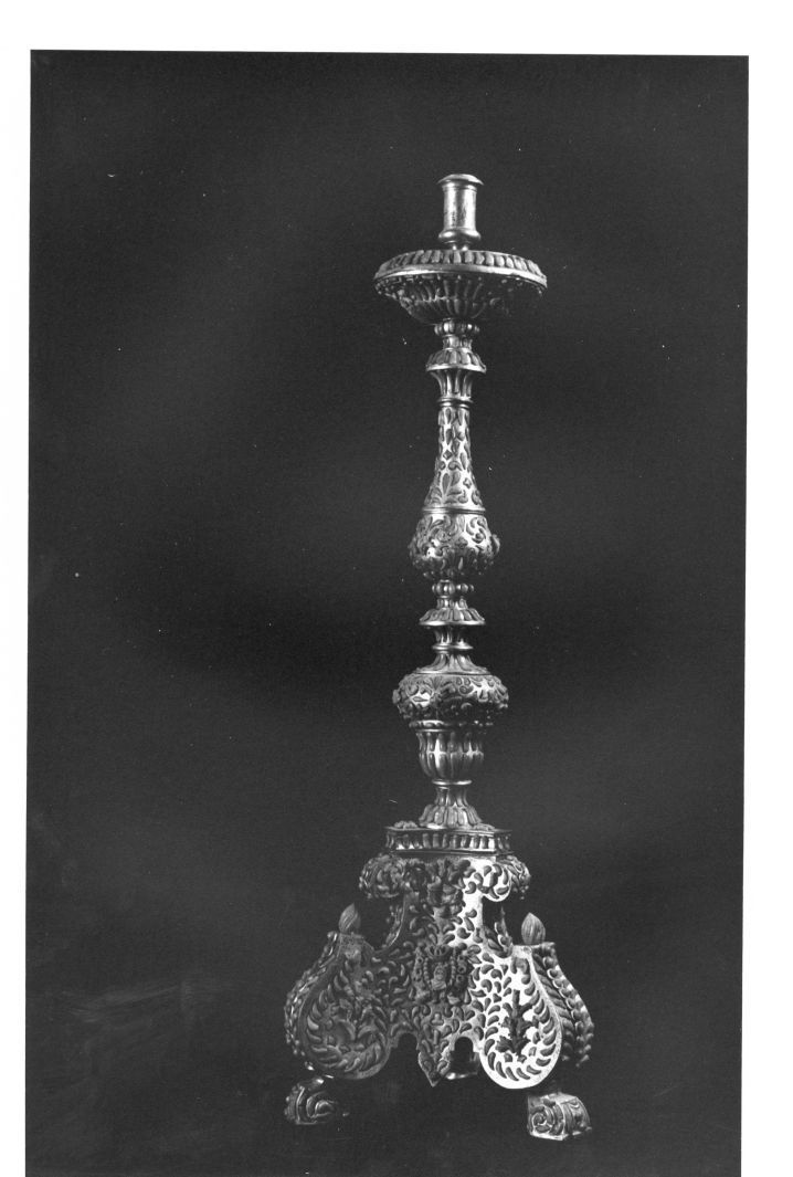 candelabro, serie - bottega trapanese (sec. XVII)