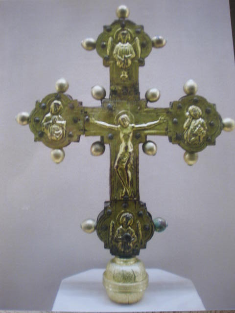 Crocifissione di Cristo (croce processionale) - bottega Italia centro-meridionale (XV)