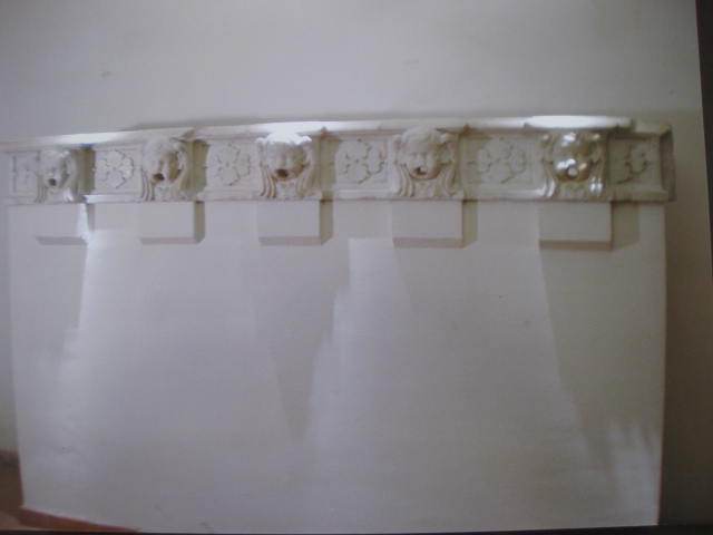 elementi decorativi antropomorfi (lavabo a parete, frammento) di Landini, Bernardino (attribuito) (prima metà XVII)