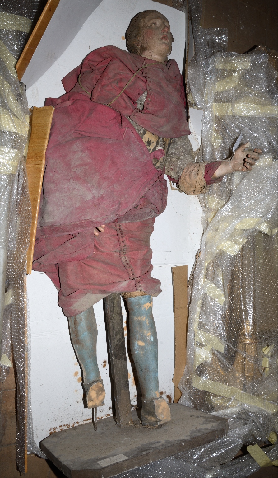 Sant Carlo Borromeo (statua) - bottega napoletana (prima metà XIX)