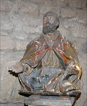 San Filippo Neri (busto) - bottega napoletana (fine/ inizio XVIII/XIX)