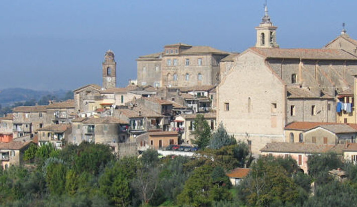 [Torre di difesa in Via Cavour] (torre, difensiva) - Poggio Mirteto (RI)  (XIII)