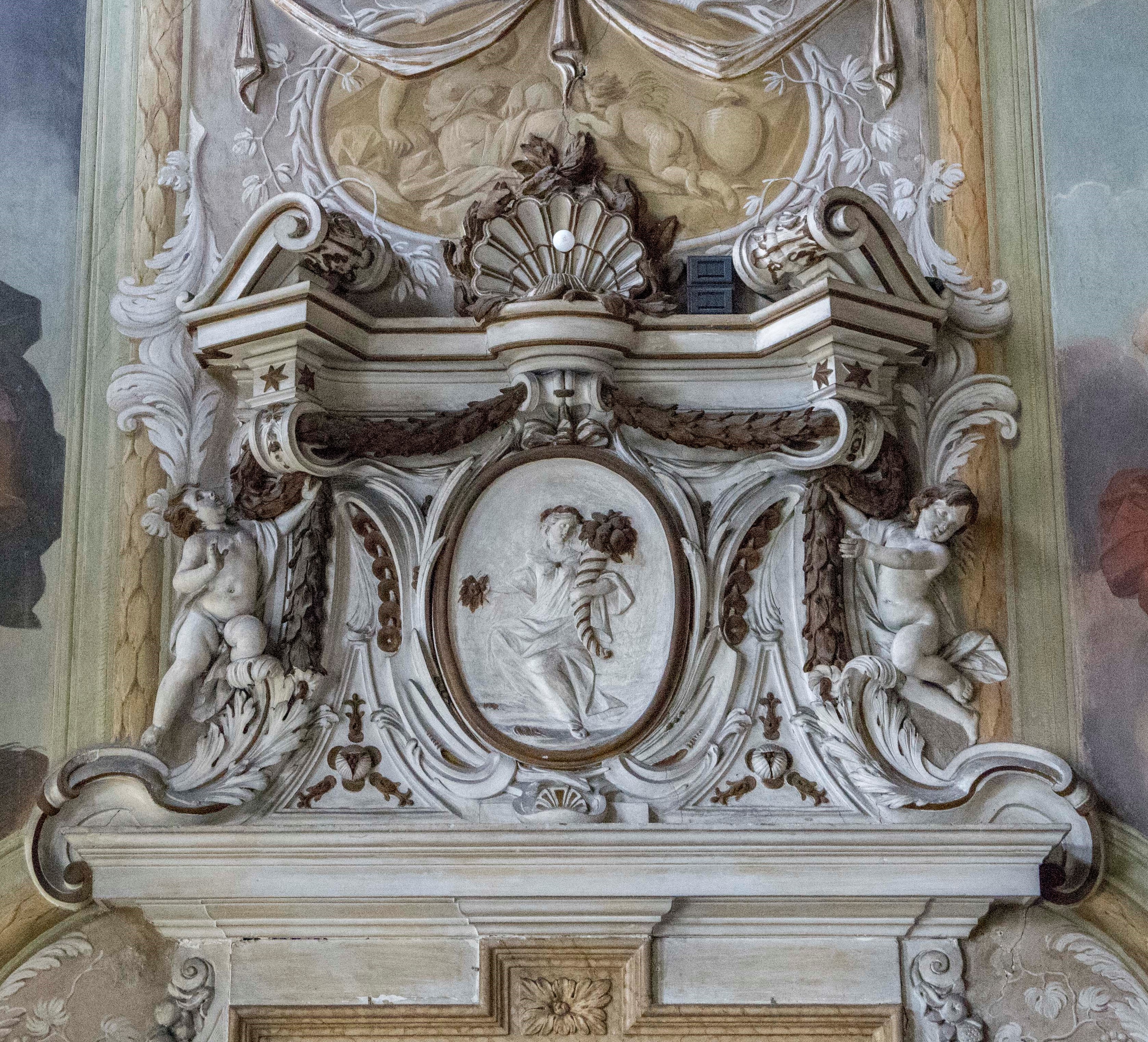 SNR (CORNICE DI PORTA, insieme) - ambito veneto (inizio XVIII)